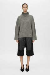 Breccia Wool Knit | Khaki Twill