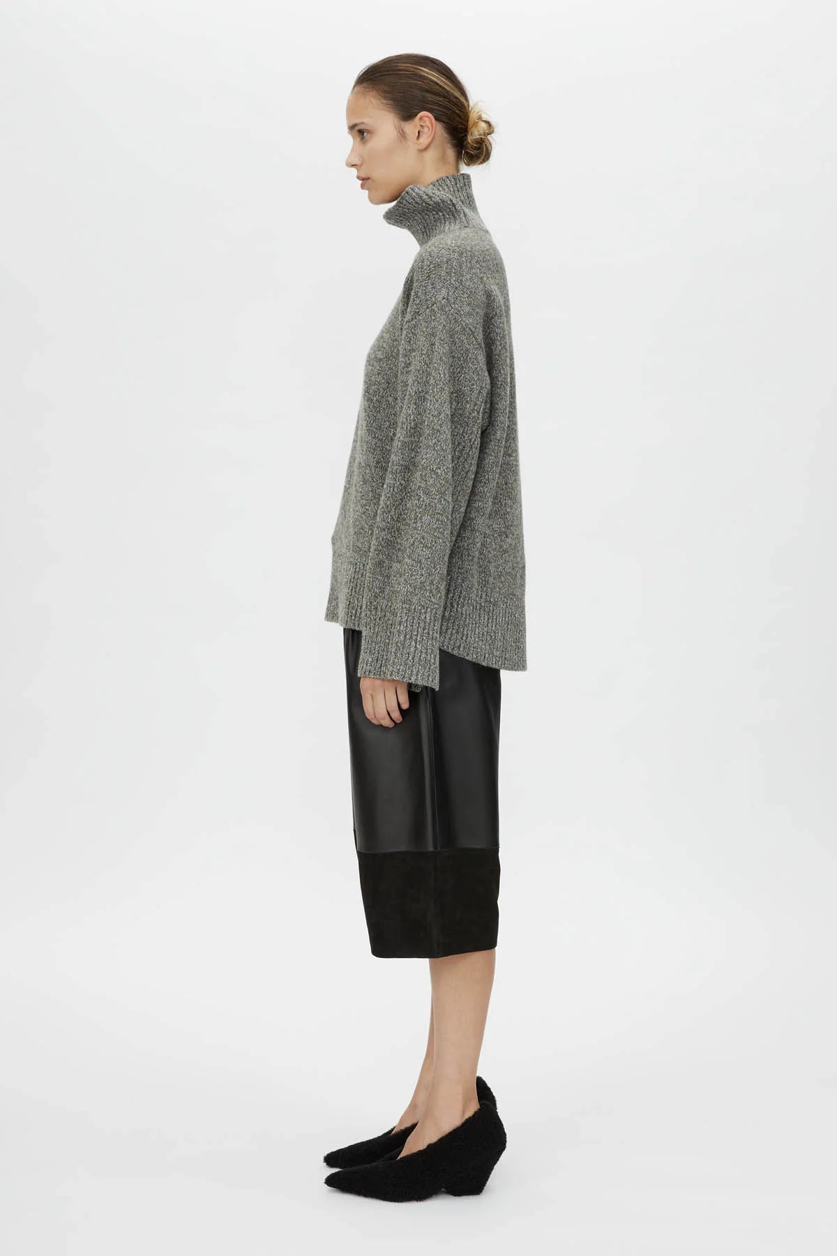 Breccia Wool Knit | Khaki Twill