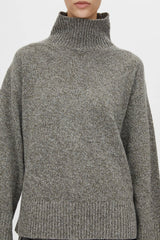 Breccia Wool Knit | Khaki Twill