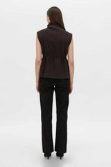 Eira Heavy Jersey Vest | Hickory