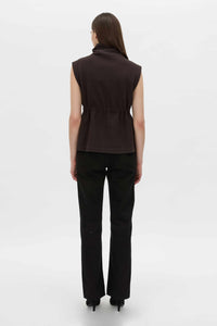 Eira Heavy Jersey Vest | Hickory