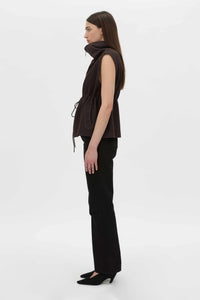 Eira Heavy Jersey Vest | Hickory