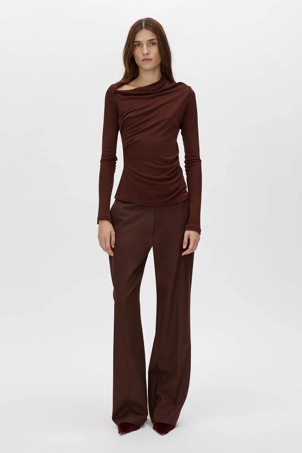 Mai Long Sleeve Top | Almandine