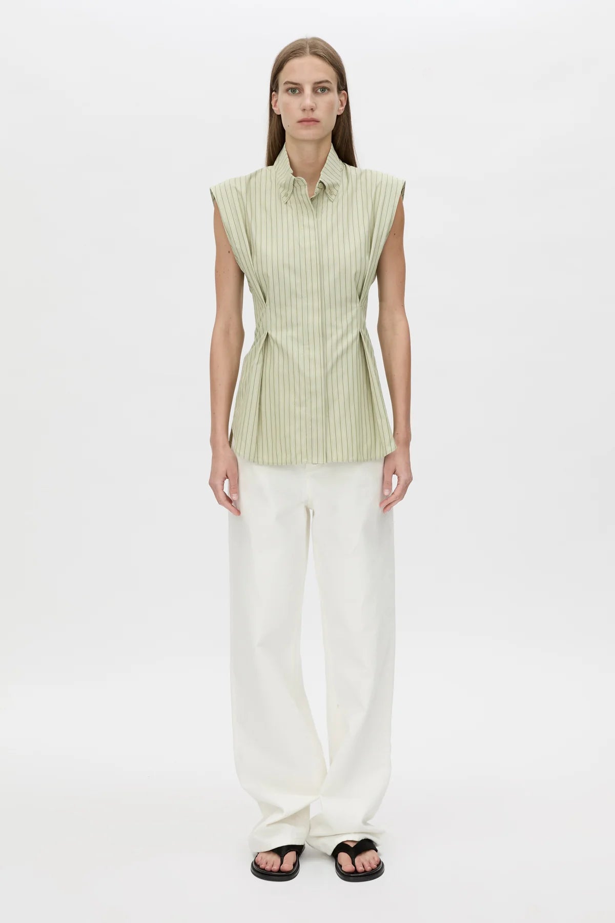 Pico Shirt | Multi Olive Stripe