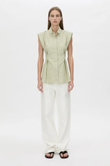 Pico Shirt | Multi Olive Stripe