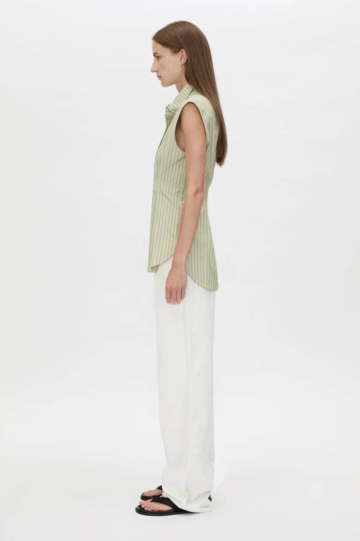 Pico Shirt | Multi Olive Stripe