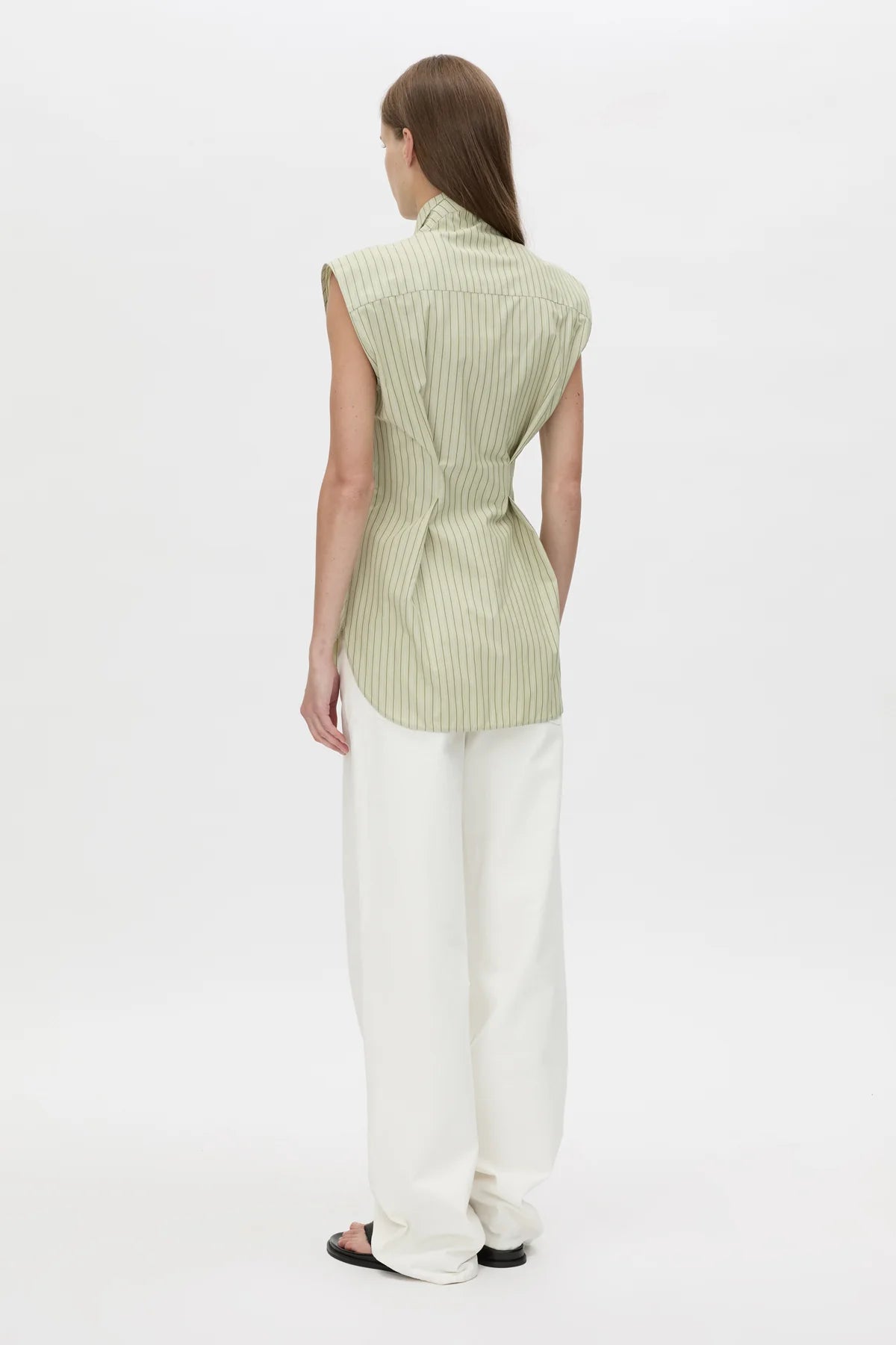 Pico Shirt | Multi Olive Stripe