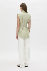 Pico Shirt | Multi Olive Stripe