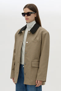 Sage Check Jacket | Walnut Check