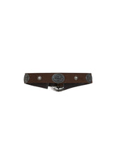 Clandestine Suede Belt | Chocolate