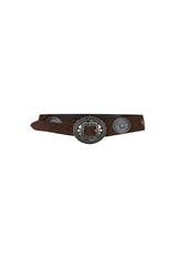 Clandestine Suede Belt | Chocolate