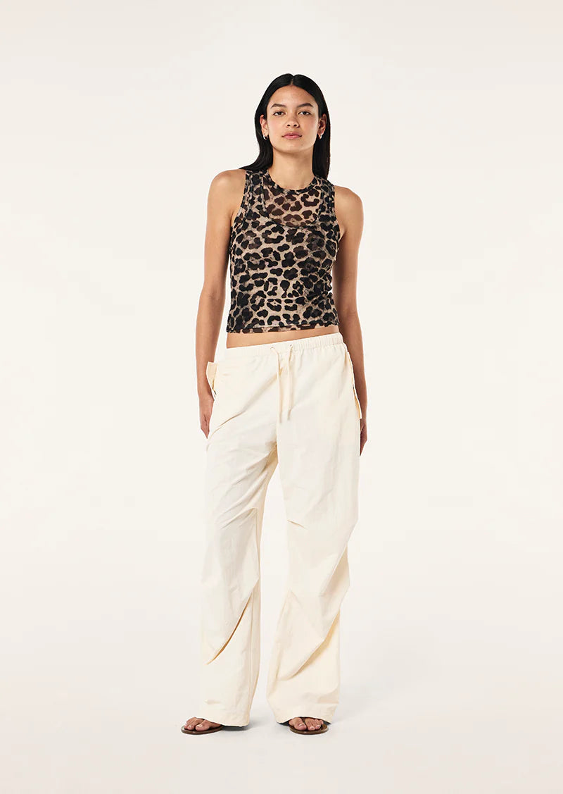 Discovery Mesh Top | Leopard