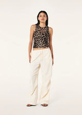 Discovery Mesh Top | Leopard