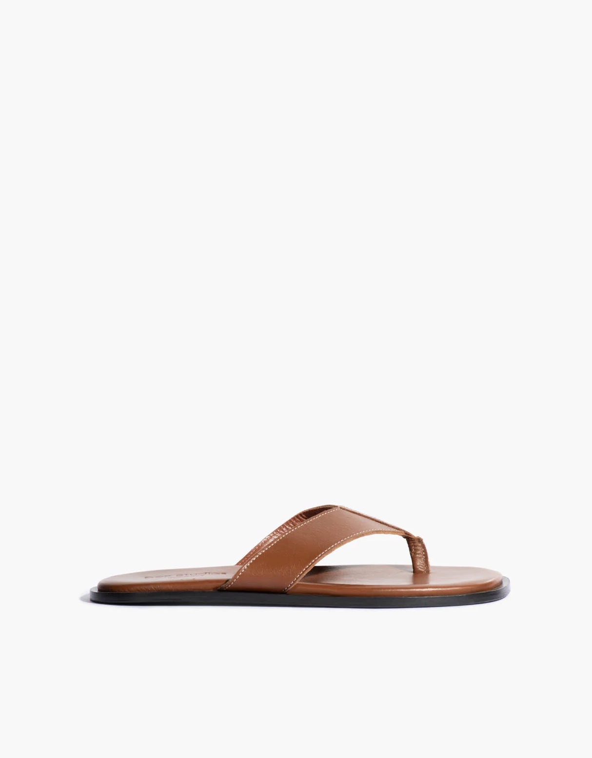 Nadia Sandal | Chestnut Contrast Stitch
