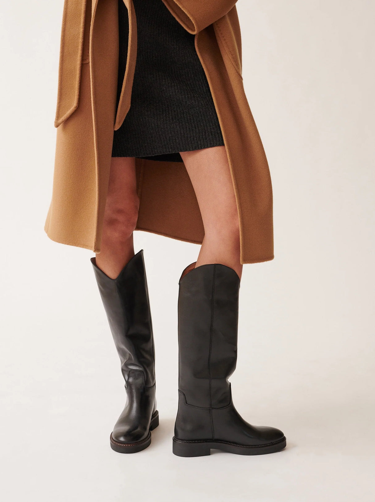 Giada Knee High Boots | Black