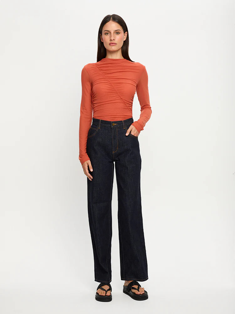 Dylan Mesh Top | Red
