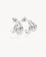 Stirling Silver Celestial Path Hoops