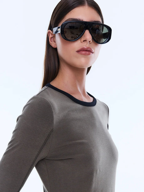 Jade Long Sleeve Top | Olive