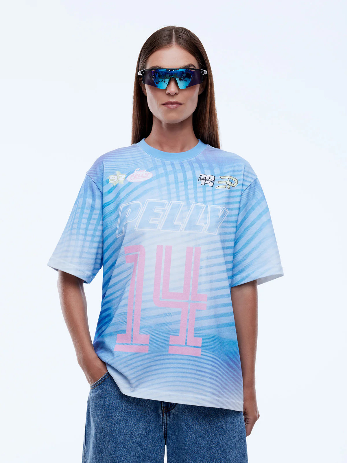 Solar Tee | Blue Multi