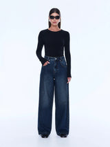 Georgia Denim Jean | Deep Indigo Wash