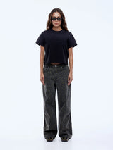 Evie Denim Jean | Dark Leopard