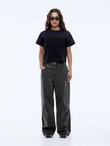 Evie Denim Jean | Dark Leopard