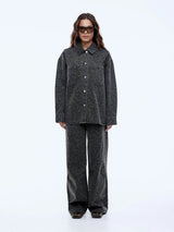 Evie Denim Jean | Dark Leopard