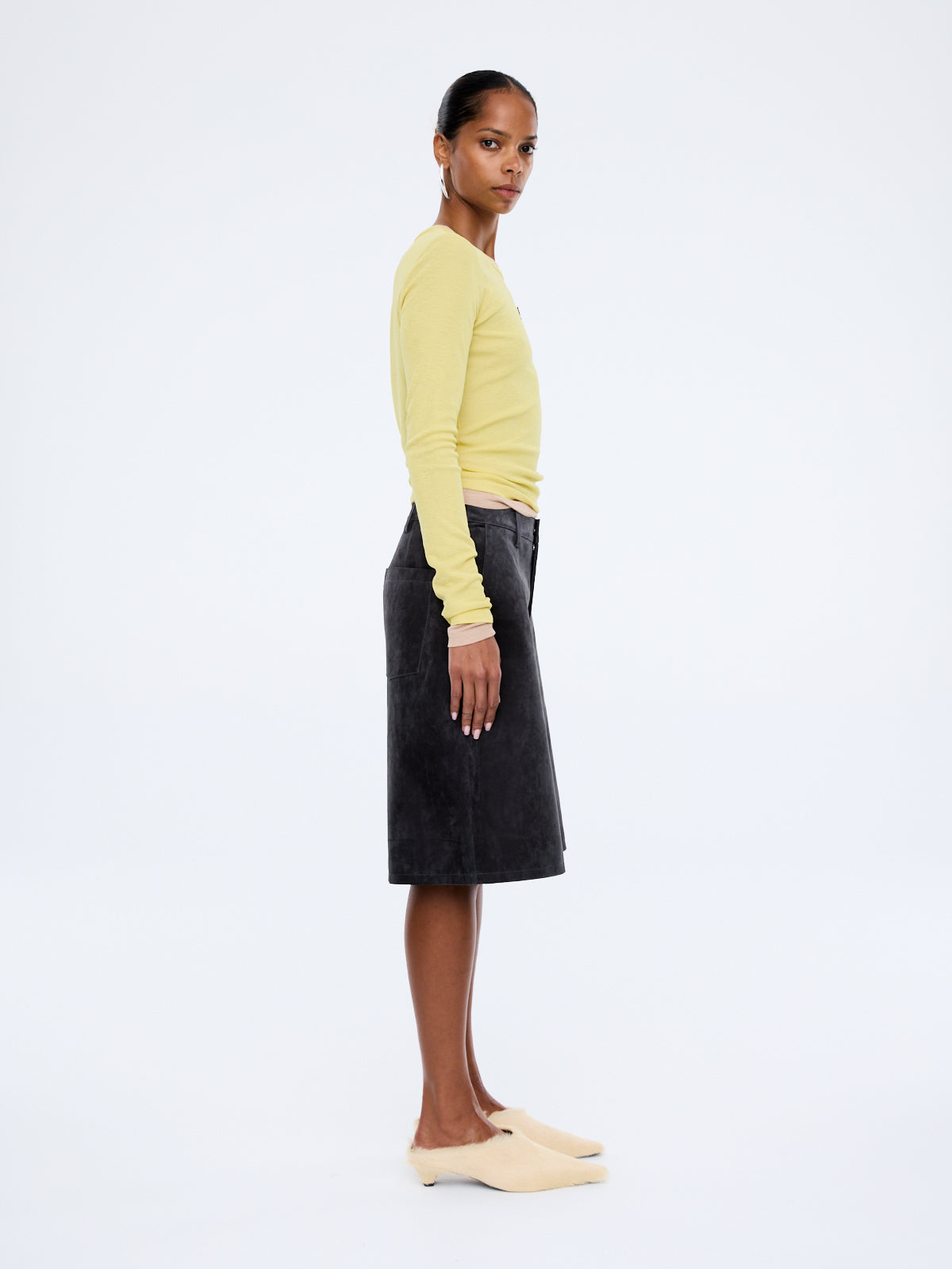 Blair Long Sleeve Top | Celestial Yellow/Oat