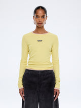 Blair Long Sleeve Top | Celestial Yellow/Oat