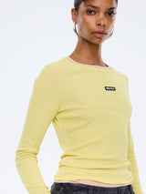 Blair Long Sleeve Top | Celestial Yellow/Oat