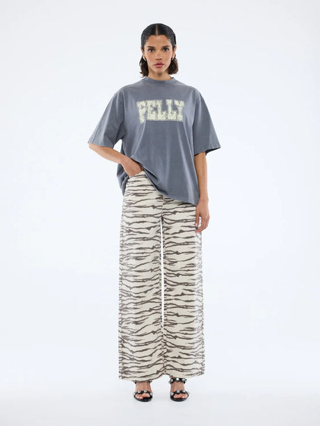 Pelly World Tour Tee | Washed Grey