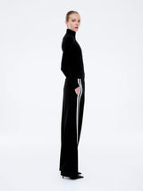 Valentina Stripe Pant | Black/Off WHite