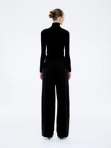 Valentina Stripe Pant | Black/Off WHite