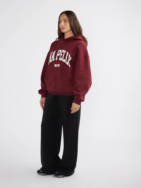 Varsity Hoodie | Burgundy