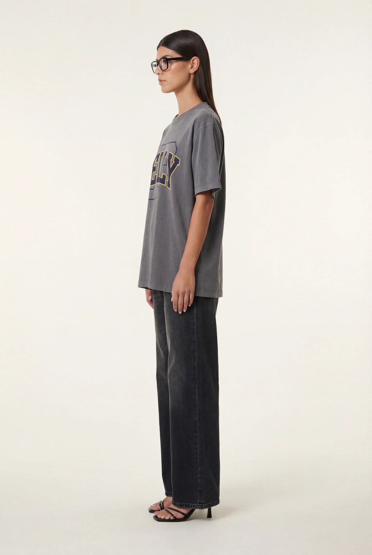 Sophia Relaxed Tee | Washed Grey