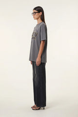 Sophia Relaxed Tee | Washed Grey