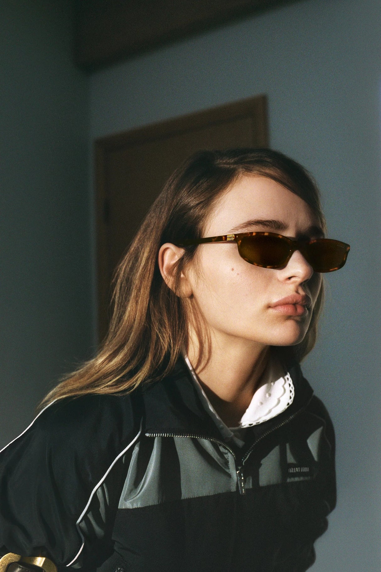 Miu Miu Regard Sunglasses OMUA06S Honey Havana