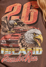 Island Thunder Tee | Charcoal