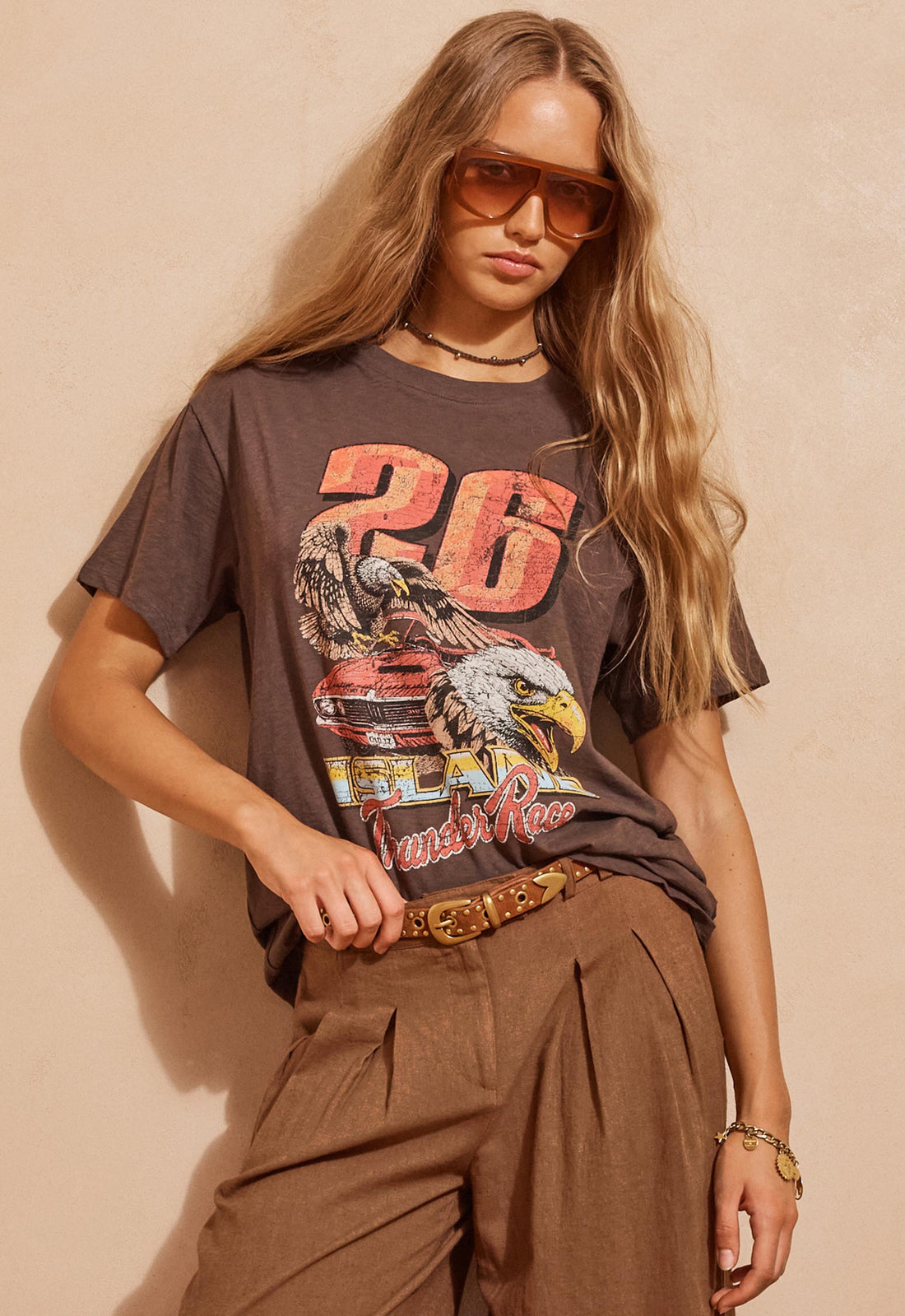 Island Thunder Tee | Charcoal