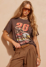 Island Thunder Tee | Charcoal