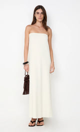 Jolene Strapless Dress | Ivory
