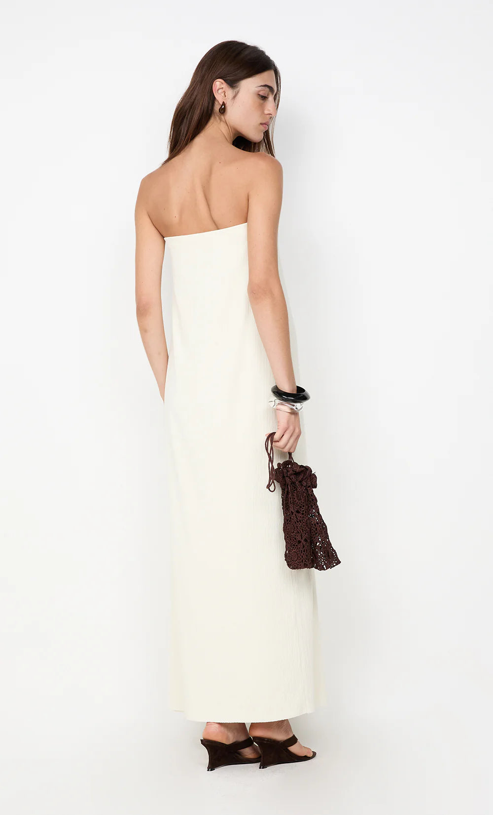 Jolene Strapless Dress | Ivory