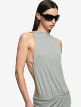 Nerida Asym Dress | Grey Marle