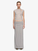Emiko Maxi Skirt | Silver