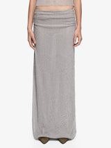 Emiko Maxi Skirt | Silver