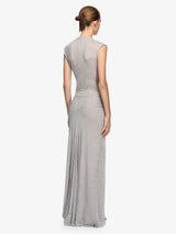 Emiko Maxi Skirt | Silver
