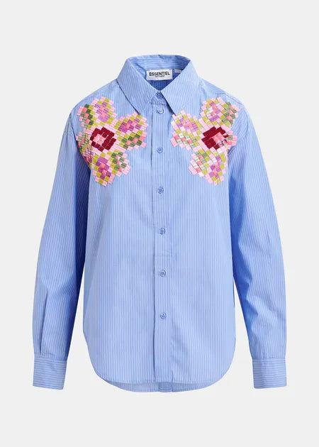 Hapricorn Sequin Shirt | Blue