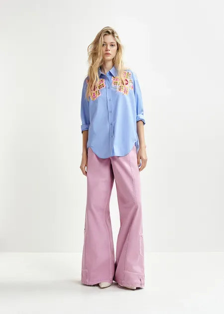 Hapricorn Sequin Shirt | Blue