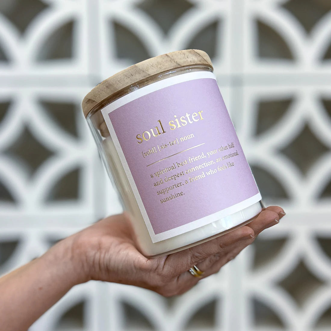 Goldie Dictionary Soul Candle - Soul Sister | Biarritz