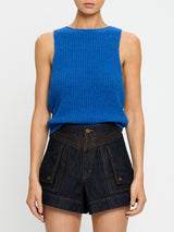 Ivy Knit Cami | Cobalt Blue